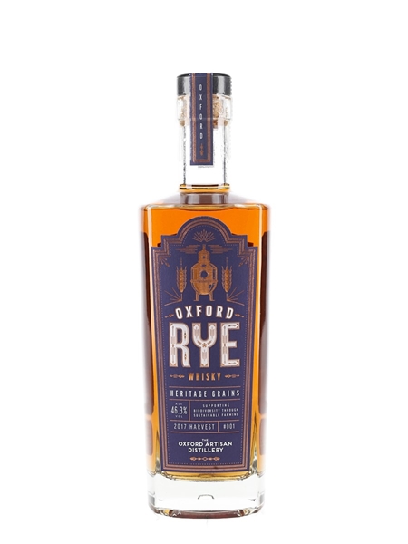Oxford Rye Whisky 2017 Harvest Heritage Grains Batch 1 70cl / 46.3%