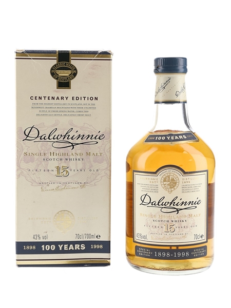 Dalwhinnie 15 Year Old Special Centenary Edition 1998 70cl / 43%