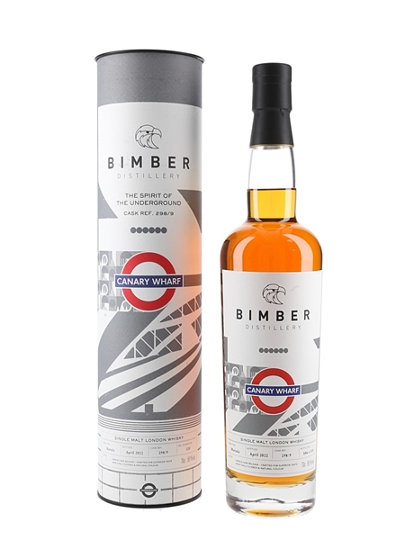 Bimber The Spirit Of The Underground - Canary Wharf Single Cask 298-9 70cl / 58.1%