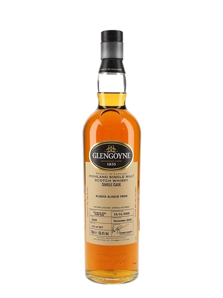 Glengoyne 2008 Single Cask Bottled 2020 - Aliquis Aliquid Pron 70cl / 53.4%
