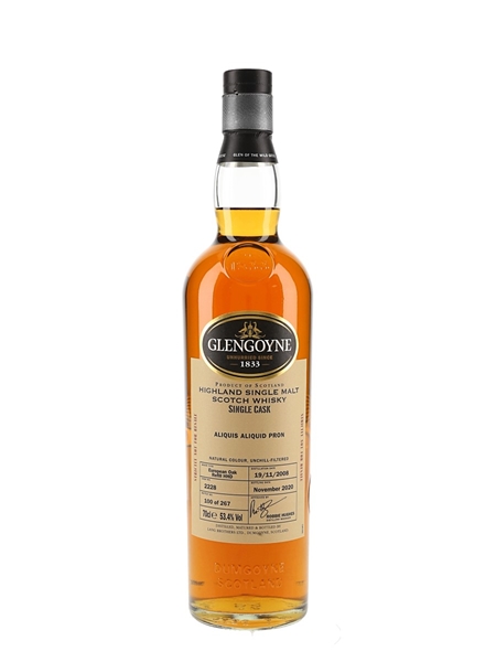 Glengoyne 2008 Single Cask Bottled 2020 - Aliquis Aliquid Pron 70cl / 53.4%