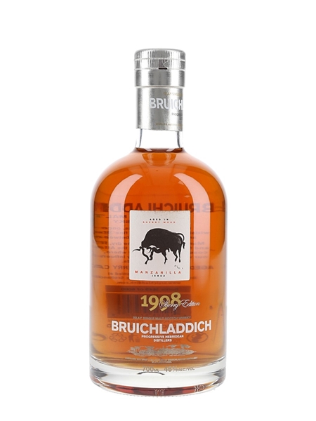 Bruichladdich 1998 10 Year Old Bottled 2008 - Manzanilla Sherry Cask 70cl / 46%