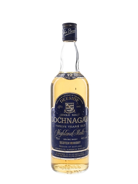 Lochnagar 12 Year Old Bottled 1980s 75cl / 40%