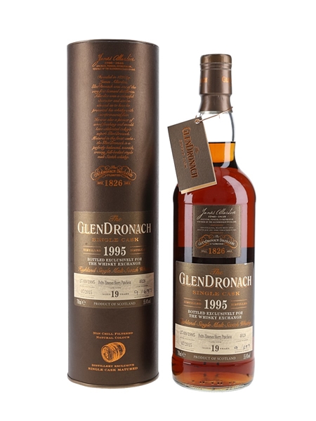 Glendronach 1995 19 Year Old Bottled 2015 - The Whisky Exchange 70cl / 55%