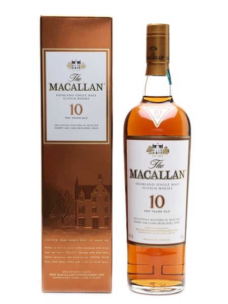 Macallan 10 Year Old Sherry Oak 70cl / 40%