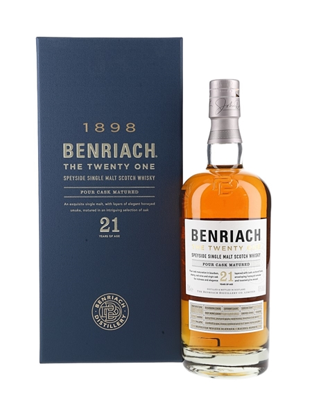 Benriach 21 Year Old Four Cask Matured Bottled 2023 70cl / 46%