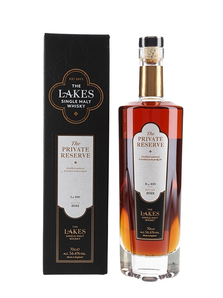 Lakes Single Malt The Private Reserve The Connoisseurs' Edition Bottled 2022 70cl / 56.6%
