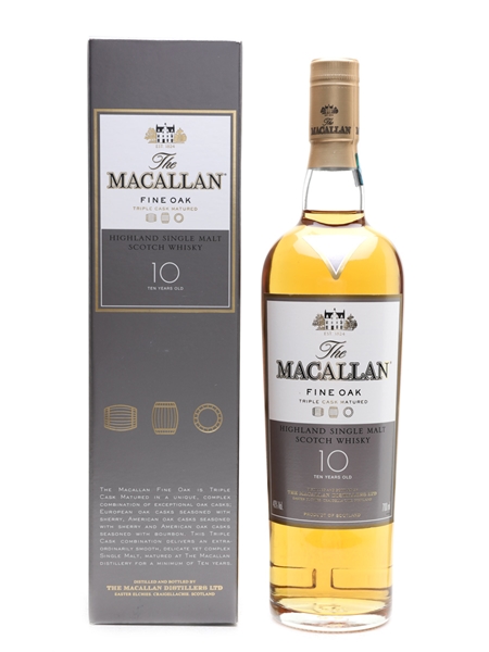 Macallan Fine Oak 10 Year Old  70cl / 40%