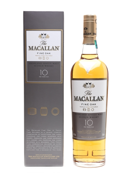 Macallan Fine Oak 10 Year Old  70cl / 40%