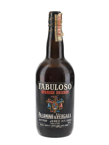 Fabuloso  Palomino & Vergara Brandy Bottled 1970s 68cl / 37.9%