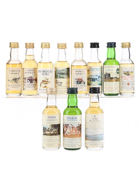 Assorted Scotch Whisky Including Springbank 12 Year Old 11 x 5cl