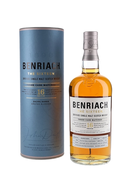 Benriach 16 Year Old Bottled 2023 - Three Cask Matured 70cl / 43%