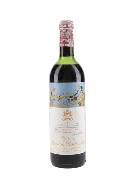1981 Chateau Mouton Rothschild Premier Grand Cru Classe 75cl