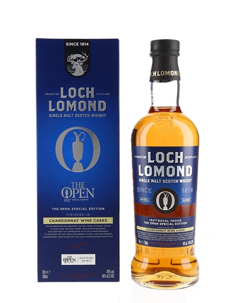 Loch Lomond Chardonnay Wine Cask Finish Bottled 2024 - The 152nd Open Special Edition 70cl / 46%
