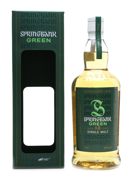 Springbank 12 Year Green Bourbon Cask Matured 70cl / 46%