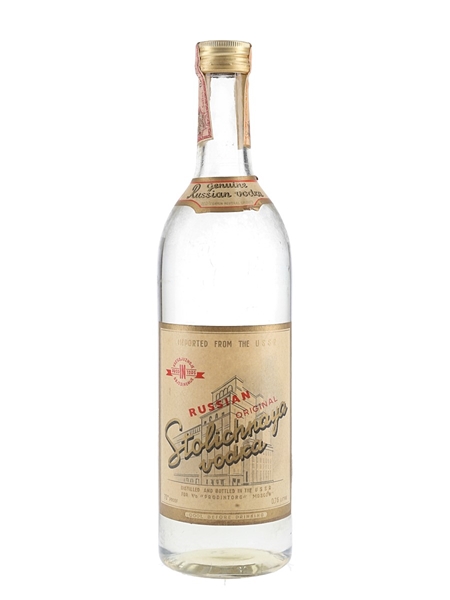 Stolichnaya Russian Vodka Bottled 1960s - 1970s 75cl / 40%