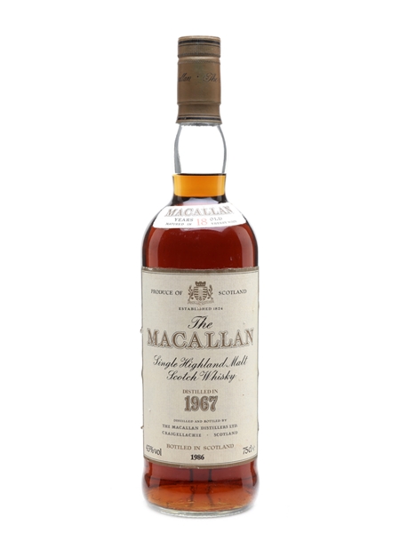 Macallan 1967 18 Year Old 75cl / 43%