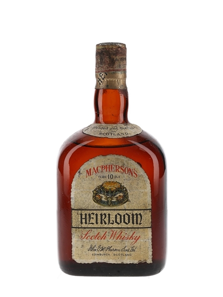 MacPherson's Heirloom 10 Year Old Bottled 1970s 75cl