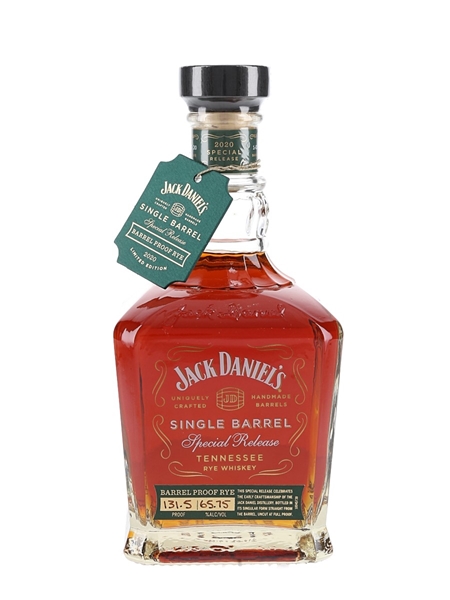 Jack Daniel's Barrel Proof Rye Single Barrel Bottled 2020 75cl / 65.75%