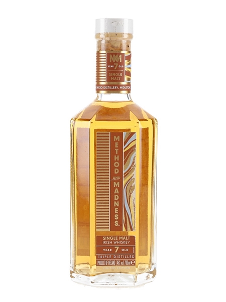 Method And Madness 7 Year Old Irish Single Grain Whiskey 70cl / 46%
