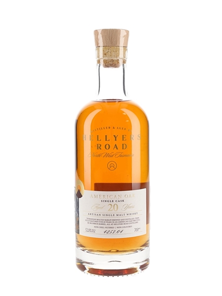Hellyers Road 20 Year Old American Oak Cask Tasmania Artisan Single Malt 70cl / 52.8%