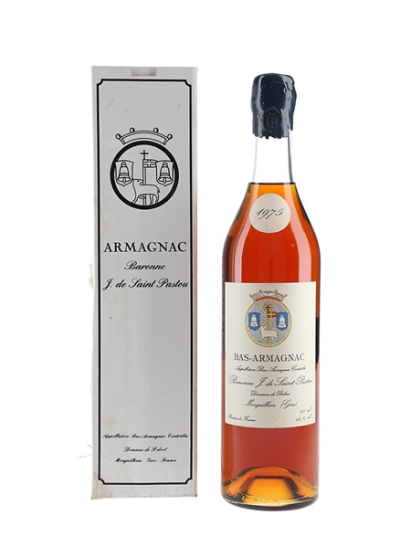 Baronne J. de Saint Pastou 1975 Bas-Armagnac  70cl / 42%