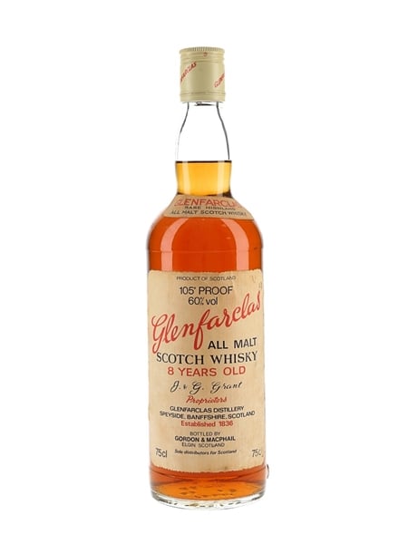 Glenfarclas Glenlivet 8 Year Old 105 Proof Bottled 1980s 75cl / 60%