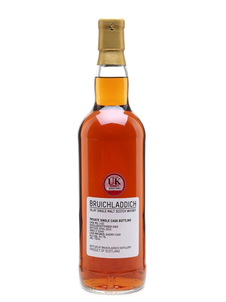 Bruichladdich 2005 Private Bottling 9 Year Old - Sherry Cask 70cl / 64.7%