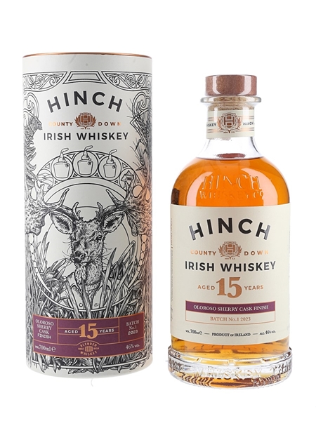 Hinch 15 Year Old Oloroso Cask Finish Batch Number 1 - 2023 70cl / 46%