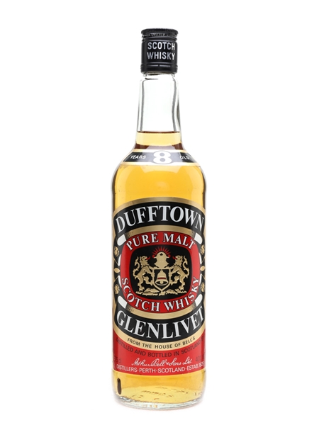 Dufftown Glenlivet 8 Year Old Bottled 1970s 70cl / 40%