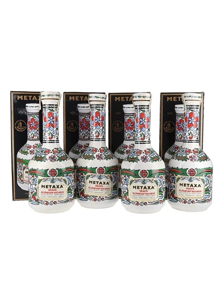 Metaxa Grand Olympian Reserve Golden Centenary 1988 4 x 70cl / 40%