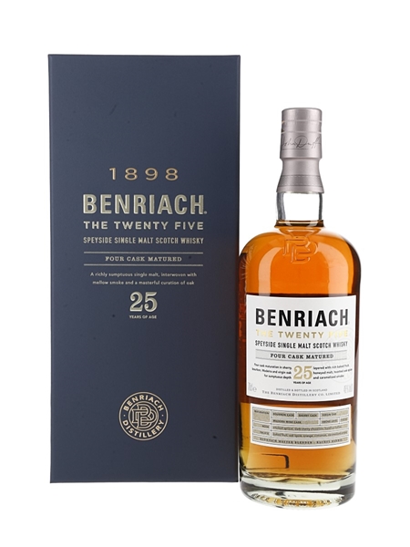Benriach 25 Year Old Bottled 2023 - Four Cask Matured 70cl / 46%