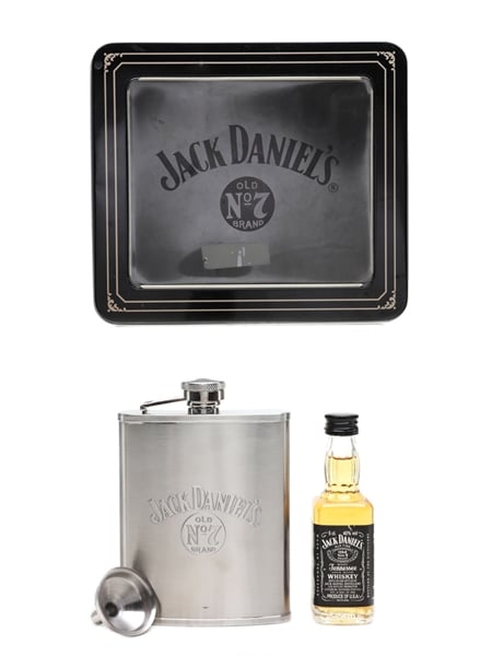 Jack Daniel's Miniature & Hipflask Set  5cl / 40%