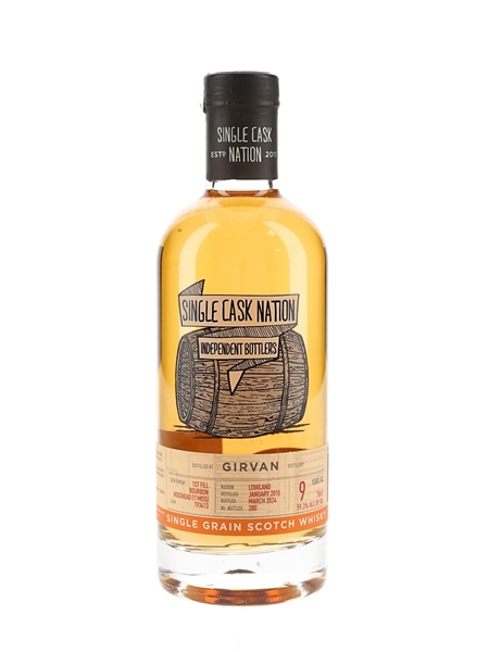 Girvan 2015 9 Year Old Bottled 2024 - Single Cask Nation 70cl / 59.3%