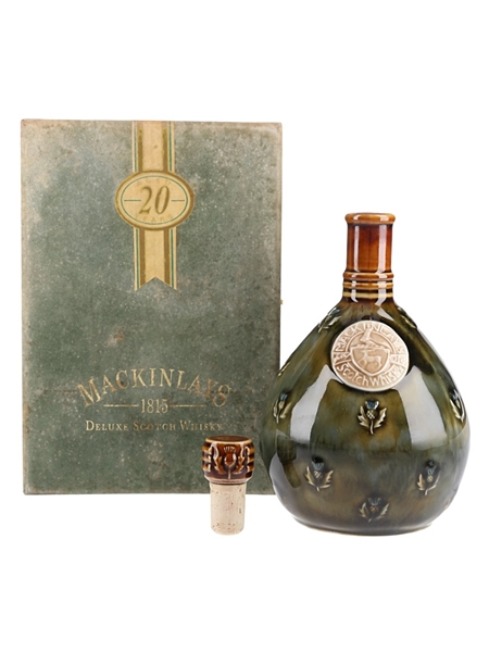 Mackinlay's Deluxe 20 Year Old Wade Ceramic Decanter 70cl / 43%