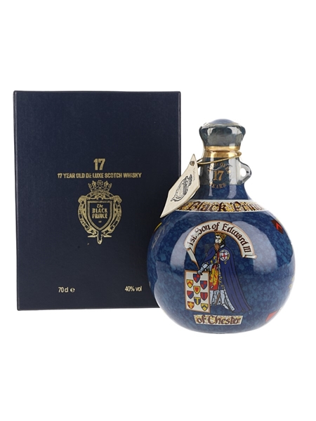 The Black Prince 17 Year Old Ceramic Decanter Bottled 1990s - 1st Son Of Edward III 70cl / 40%