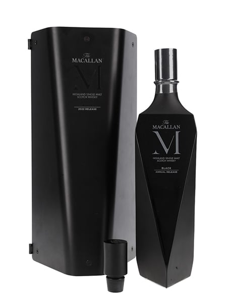 Macallan M Black Lalique Decanter 2022 Release 70cl / 46%