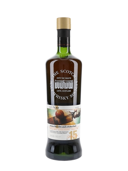 Aultmore 2001 15 Year Old SMWS 73.83 - Anzac Biscuits And Cricket Bats 70cl / 56.9%