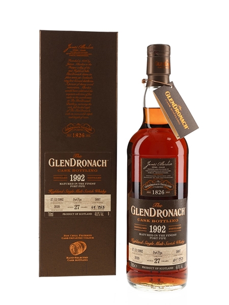 Glendronach 1992 27 Year Old Bottled 2020 70cl / 48%