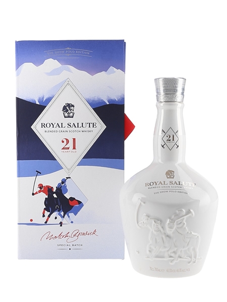 Royal Salute 21 Year Old The Snow Polo Edition Bottled 2020 70cl / 46.5%