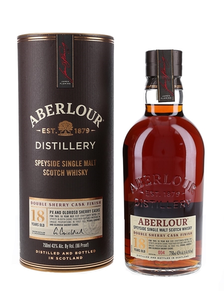 Aberlour 18 Year Old Double Sherry Cask Finish - Batch 004 75cl / 43%