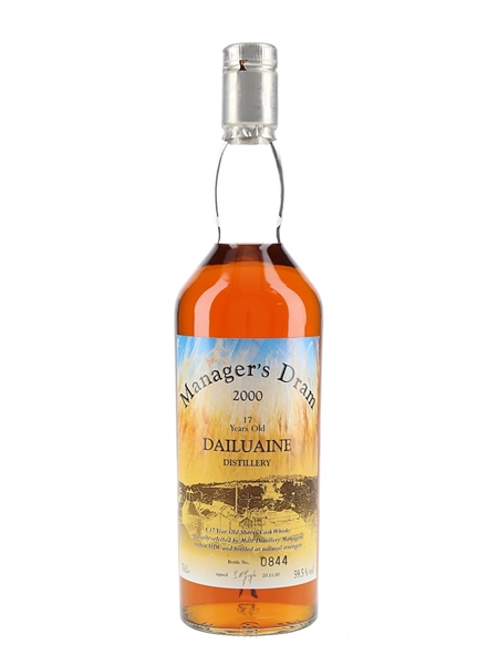 Dailuaine 17 Year Old Bottled 2000 - The Manager's Dram 70cl / 59.5%