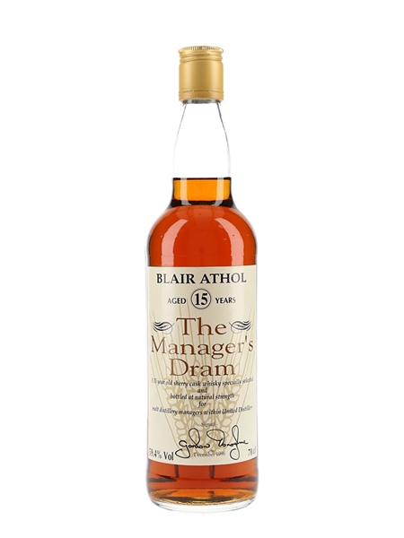 Blair Athol 15 Year Old Bottled 1996 - The Manager's Dram 70cl / 59.4%