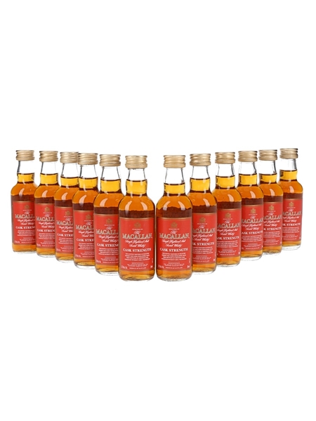 Macallan Cask Strength Imported By Remy Amerique 12 x 5cl / 57.7%