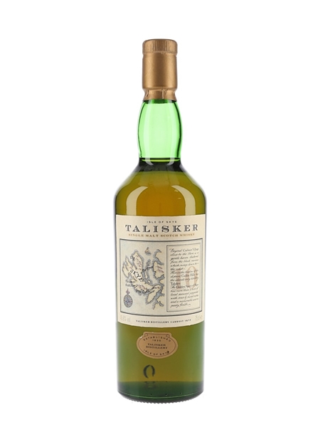 Talisker 10 Year Old Bottled 1980s - Map Label 75cl / 45.8%