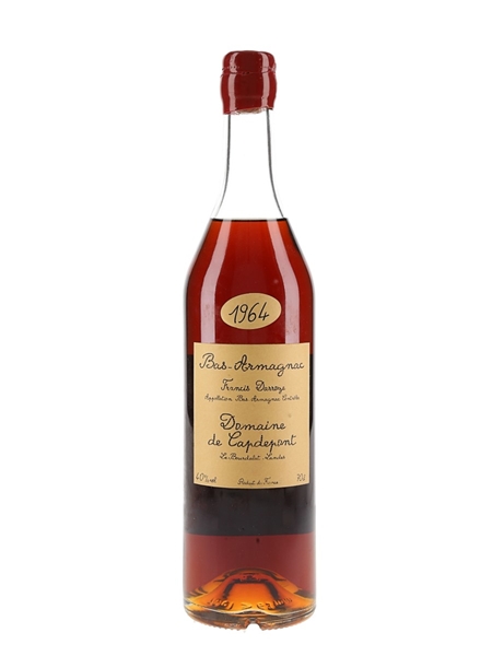 Domaine De Capdepant 1964 Bas Armagnac Bottled 2002 - Darroze 70cl / 40%