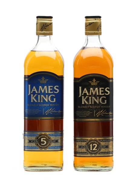 James King 5 & 12 Years Old 75cl & 70cl 