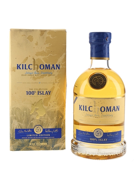 Kilchoman 100% Islay Bottled 2015 - 5th Edition 70cl / 50%