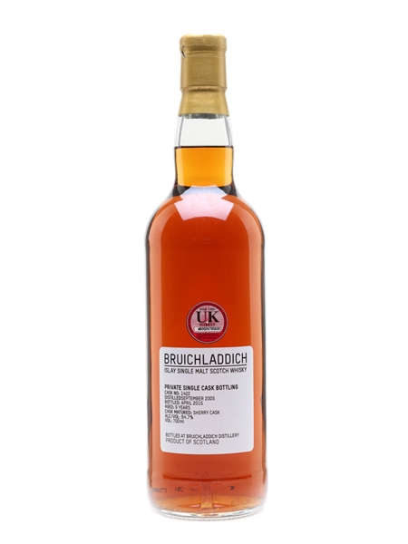 Bruichladdich 2005 Private Bottling 9 Year Old - Sherry Cask 70cl / 64.7%