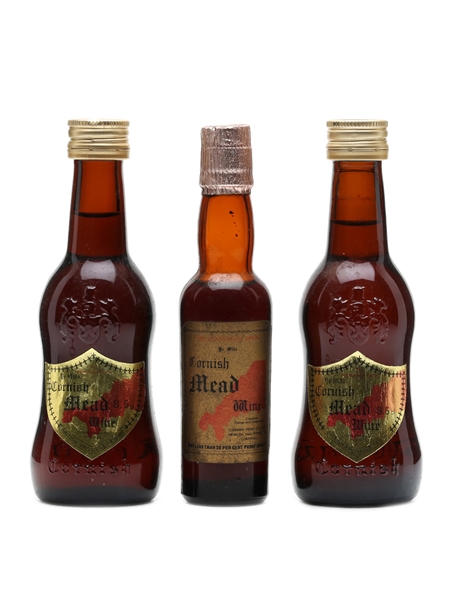 Cornish Mead Wine  3 x 5cl - 8.5cl